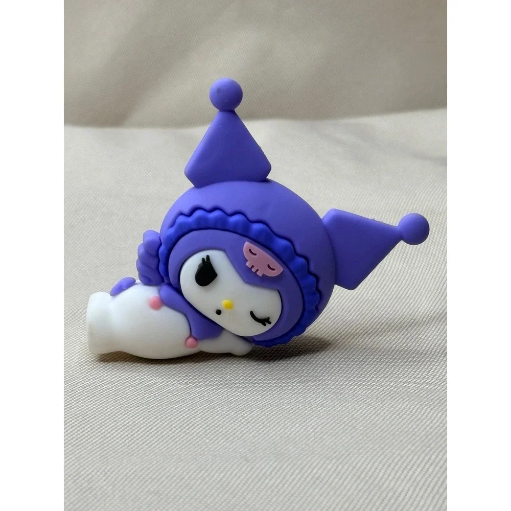 Sanrio Hello Kitty Mermaid and Kuromi Sleeping Figure Set Purple Teal Pink